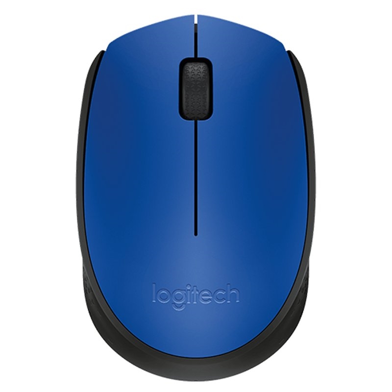 RATON LOGITECH INALAMBRICO M171 USB NEGRO-AZUL 910-004640
