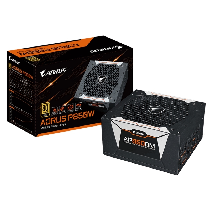 FUENTE ALIMENTACION ATX 850W GIGABYTE 80 + GOLD MODULAR  GP-P850GM