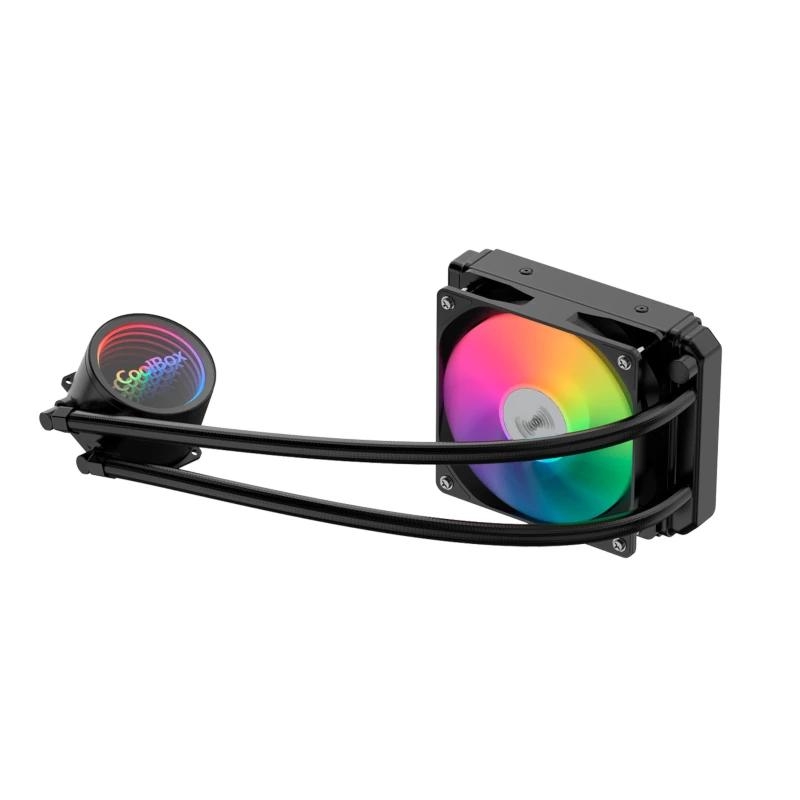 REFRIGERADOR LIQUIDO CPU COOLBOX INFINITE 120 ARGB NEGRO COO-KRL120-4-ARB