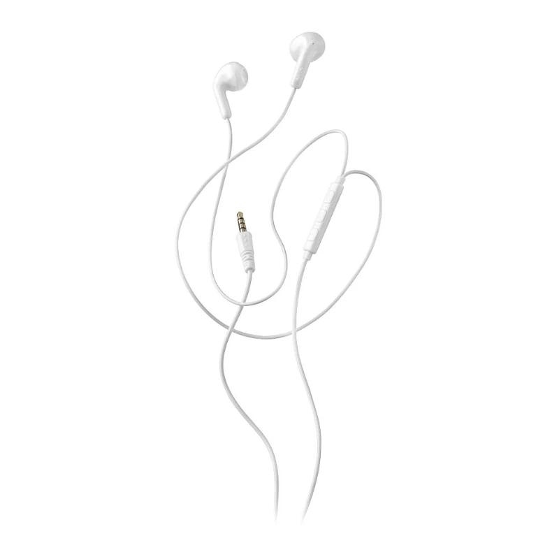 AURICULAR INTRAUDITIVO NGS CROSS FLIP BLANCO JACK 3.5mm MICROFONO CABLE 120cm CONTROLES