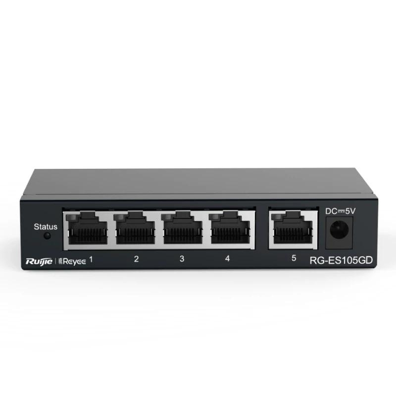 Reyee Unmanaged Switch 5xGb RJ45 Steel Case