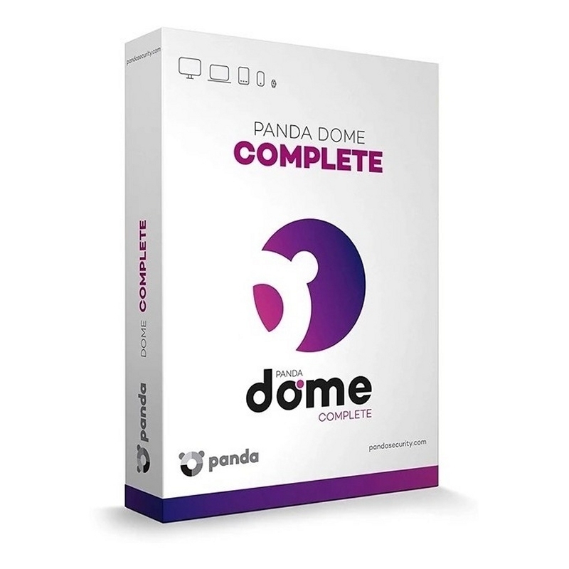 SOFTWARE ANTIVIRUS PANDA  DOME COMPLETE  5 LICENCIAS 1 AÑO CAJA WIN IOS AND