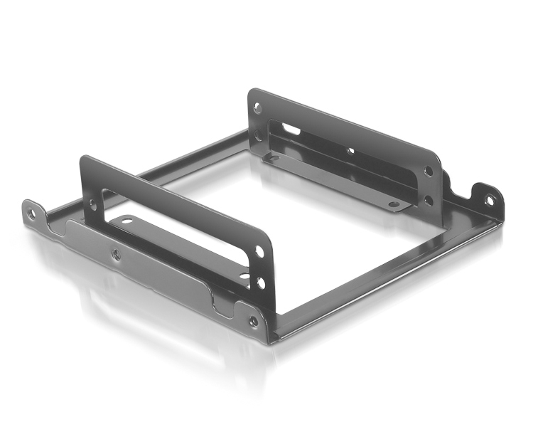 ADAPTADOR METALICO DE 3.5'' PARA 2XDISCO DURO DE 2.5'' NEGRO NANOCABLE