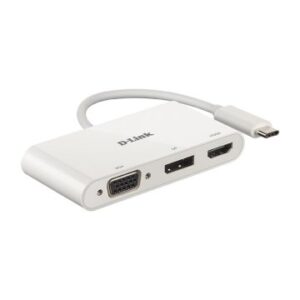 ADAPTADOR USB-C D-LINK DUB-V310 A 1xHDMI 4K 1xDISPLAYPORT 4K 1xVGA