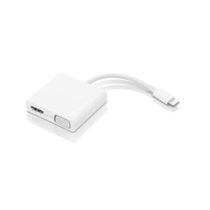 ADAPTADOR USB-C LENOVO Travel Hub, A 1xHDMI 1.4 4K 1xVGA 1xUSB-A 3.0 Simple Plug and Play (universal