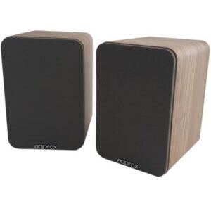 ALTAVOCES 2.0 BLUETOOTH AUTOAMPLIFICADOS APPROX APPSPK02WD 30W POR CANAL BT5.0 RCA OPTICAL COAXIAL U