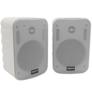 ALTAVOCES 2.0 BLUETOOTH AUTOAMPLIFICADOS APPROX TWS 20W POR CANAL BT 4.1 CON SOPORTE PARA COLGAR ESP