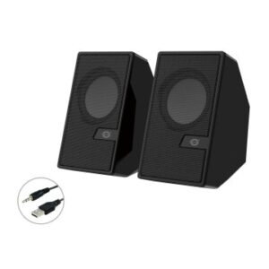 ALTAVOCES 2.0 BLUETOOTH CONCEPTRONIC BJORN02B 6W COLOR NEGRO JACK 3.5" Y ALIMENTACION USB