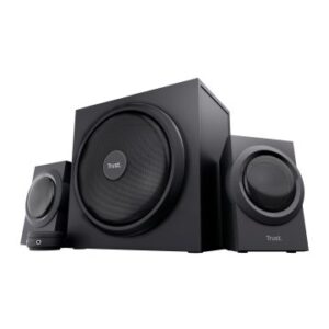 ALTAVOCES 2.1 TRUST YURI - 60W RMS (120W MAX) - CONTROL DE VOLUMEN- CONEXION AURICULARES- ENTRADA DE