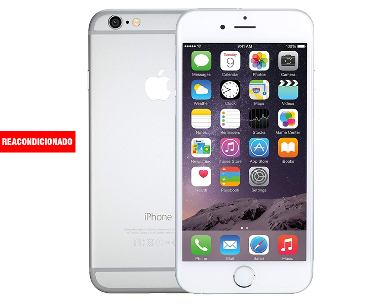 APPLE iPHONE 6 128 GB SILVER REACONDICIONADO GRADO A