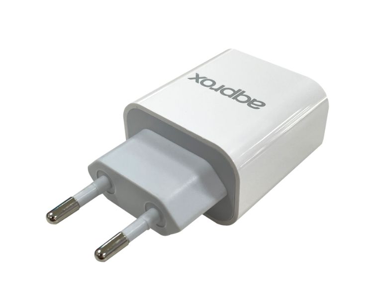 CARGADOR USB DE VIAJE/PARED 3.0A TYPE-C BLANCO APPROX