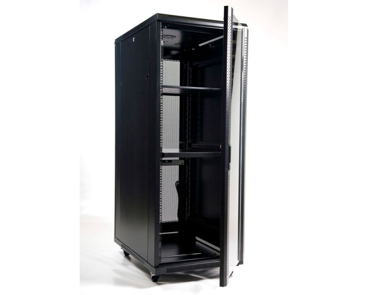 ARMARIO DE SUELO RACK 19'' 42U 600x800 PUERTA DE CRISTAL