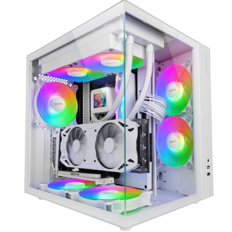 CAJA SEMITORRE ATX MCV-ONE FRGB BLANCO MARS GAMING