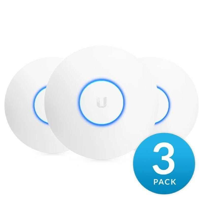 UBIQUITI WIRELESS ACCESS POINT UAP-NANOHD PARED/TECHO (PACK 3)