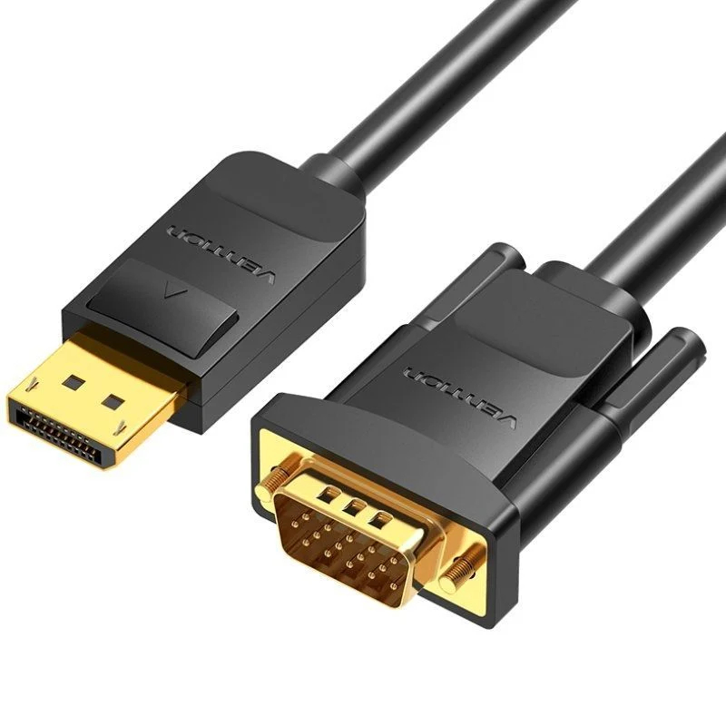 CONVERSOR DISPLAYPORT/M A VGA/M 3 M NEGRO VENTION