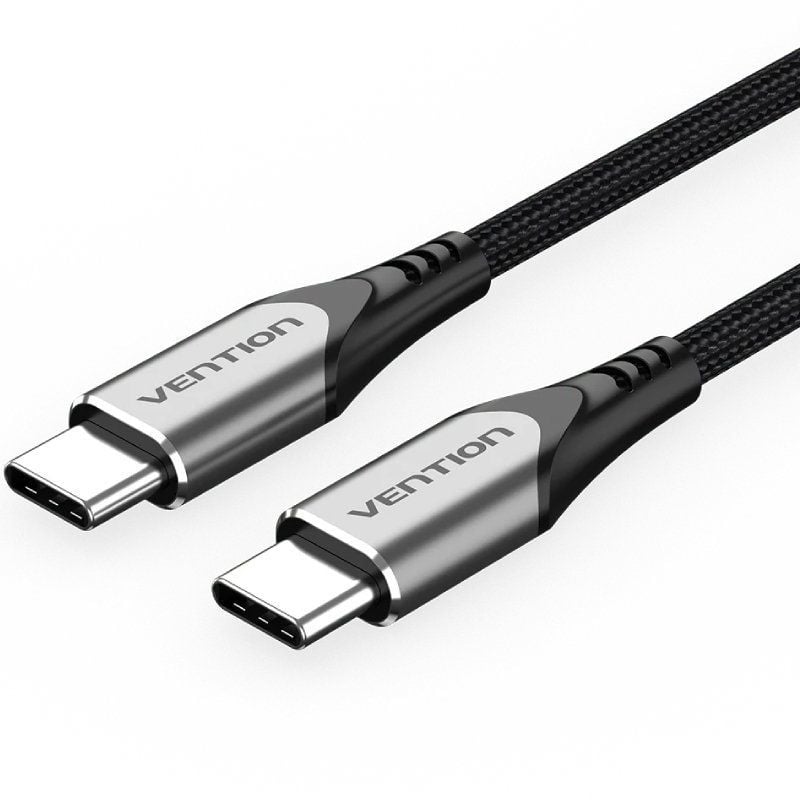 CABLE USB-C A USB-C 2.0 60W 1 M GRIS VENTION