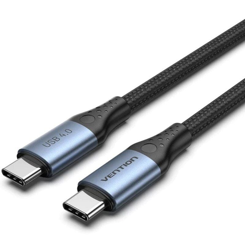 CABLE USB-C A USB-C 4.0 5A 240W 1 M GRIS VENTION