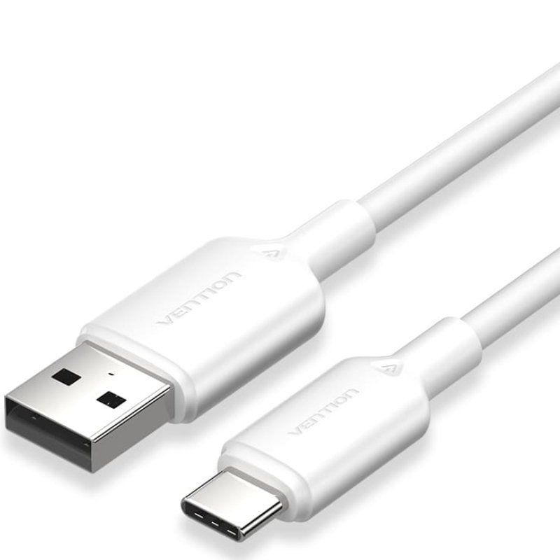 CABLE USB-C A USB-A 2 M BLANCO VENTION