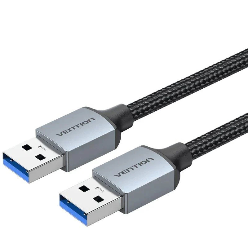 CABLE USB-A 3.0 A USB-A M-M 0.5 M NEGRO VENTION