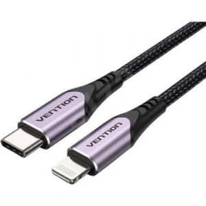 CABLE 2.0 USB-C A LIGHTNING 1 M MORADO VENTION