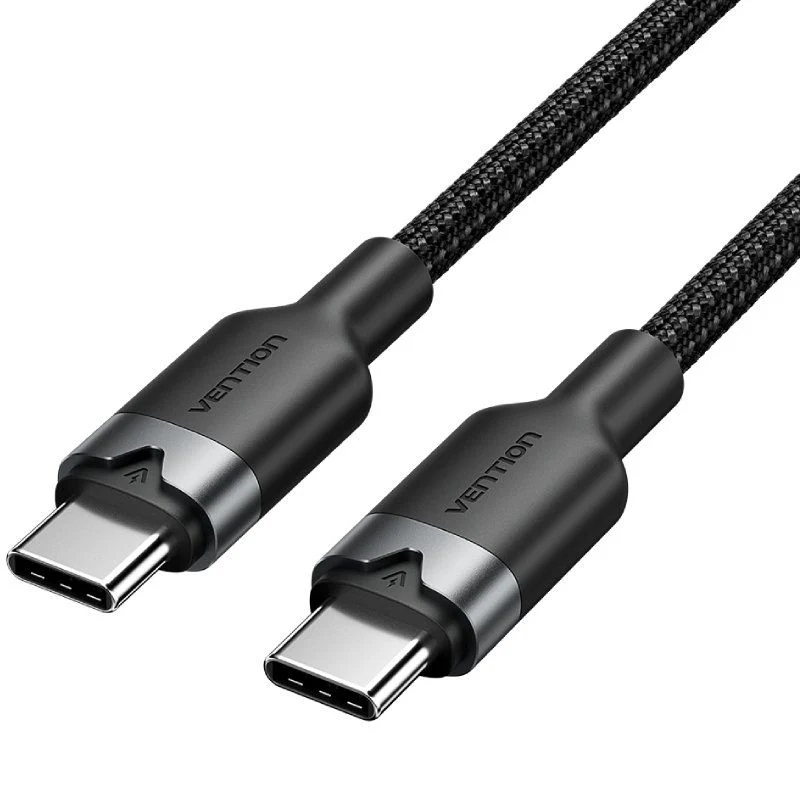 CABLE USB-C A USB-C 3A 1 M NEGRO VENTION