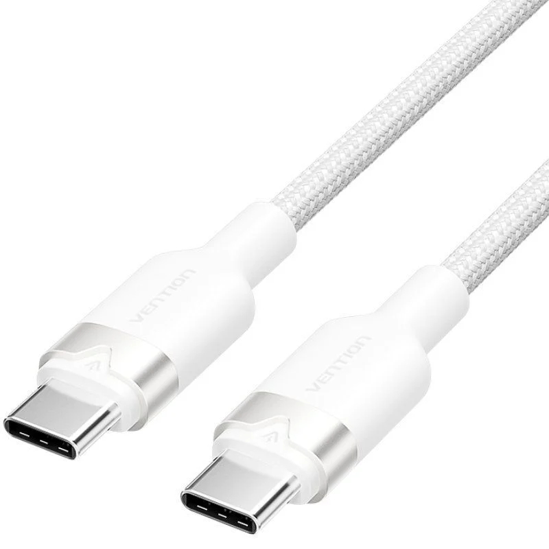 CABLE USB-C A USB-C 3A 2 M BLANCO VENTION