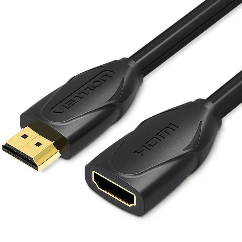 CABLE HDMI V2.0 4K M-H TRENZADO 1.5 M NEGRO VENTION