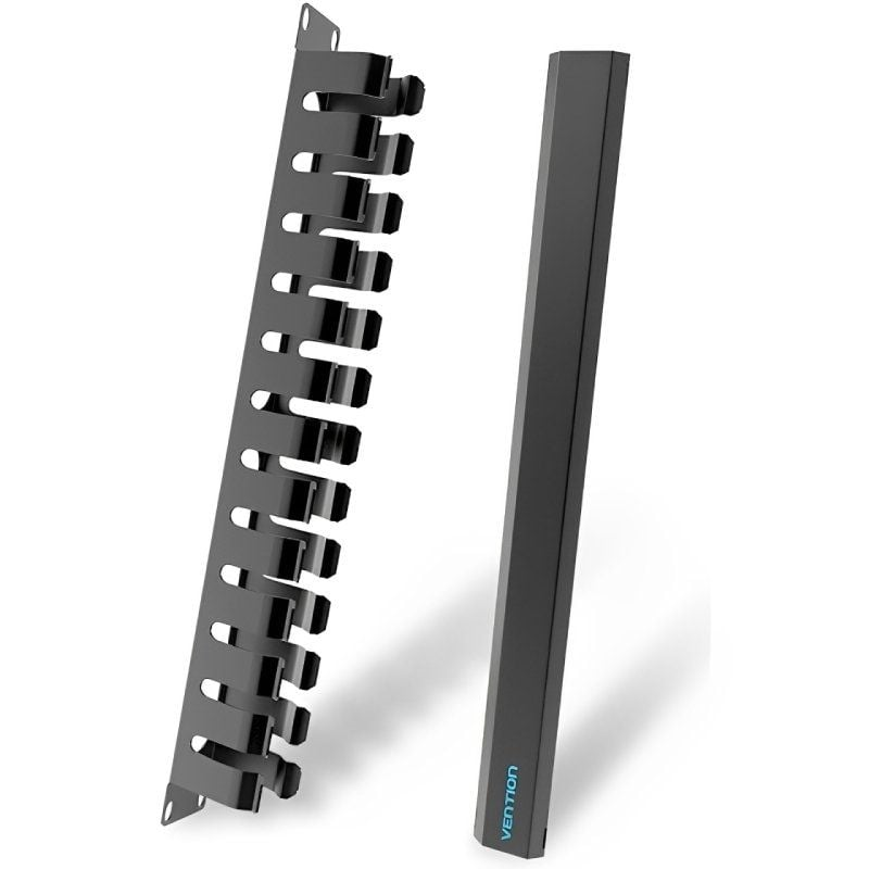 ORGANIZADOR CABLES EN ESPIRAL 24 PUERTOS NEGRO VENTION