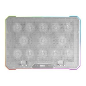 BASE DE REFRIGERACION PARA PORTATILES MARS GAMING MNBC13W CON SOPORTE DE MOVIL/TABLET 13XFANS BLACK