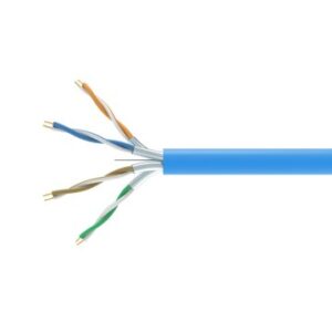 BOBINA EQUIP CATEGORIA 6A U/FTP 305M Dca LSZH LIBRE DE HALOGENOS COLOR AZUL