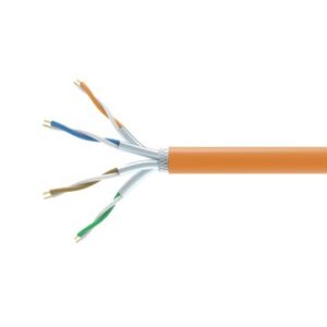 BOBINA EQUIP CATEGORIA 7 S/FTP 500M Simplex Dca LSZH LIBRE DE HALOGENOS COLOR NARANJA