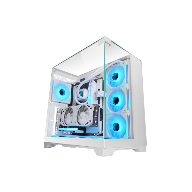 CAJA SEMITORRE ATX MC-VISION ARGB BLANCO MARS GAMING
