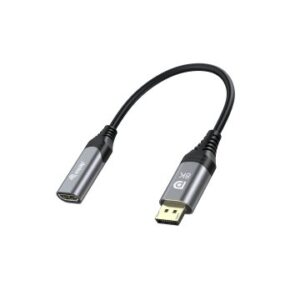CABLE ADAPTADOR DISPLAYPORT 1.4 A HDMI HEMBRA 8K 0,15CM EQUIP