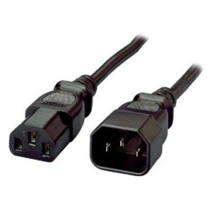 CABLE ALARGO ALIMENTACION IEC MACHO - HEMBRA EQUIP 1,8M 112100