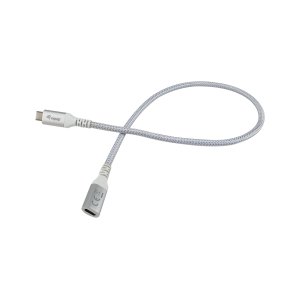 CABLE ALARGO USB-C MACHO USB-C HEMBRA USB 3.2 GEN 2 0,5M TRANSFERENCIA 10G 4K/ CARCASA ALUMINIO