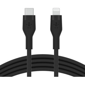 CABLE BELKIN CAA011DS1MBK LIGHTNING A USB-C BOOST CHARGE™ 1m COLOR NEGRO