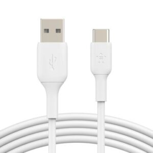 CABLE BELKIN CAB001BT1MWH2PK USB-C A USB-A BOOS CHARGE™ 1m COLOR BLANCO PACK 2 UNIDADES