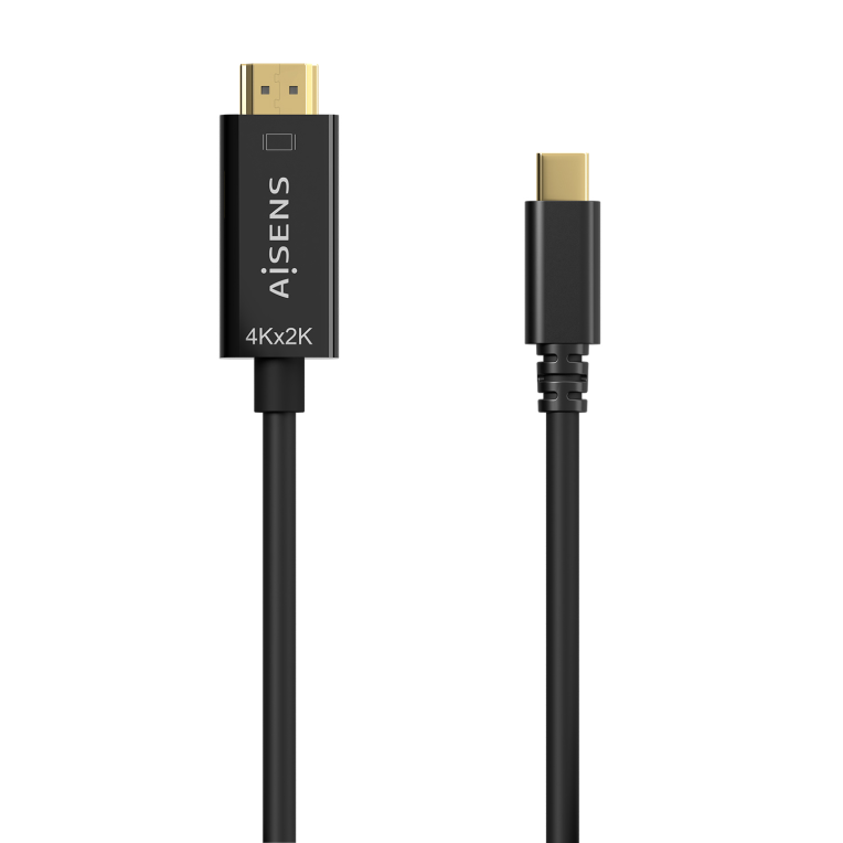 CABLE CONVERSOR USB-C A HDMI 4K30HZ USB-C M-HDMI M NEGRO 1.8M AISENS A109-0624