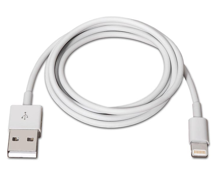 CABLE DATOS/CARGADOR USB LIGHTNING 1M BLANCO NANOCABLE