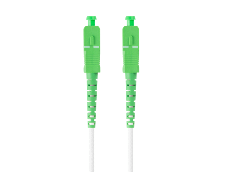 CABLE DE FIBRAOPTICA LANBERG 10M MONO SC/APC-SC/APC SIMPLEX G657A2 LSZH BLANC