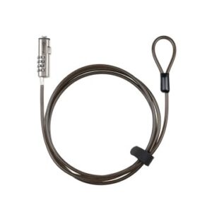 CABLE DE SEGURIDAD PORTATILES /MONITORES/TELEVISORES TOOQ TQCLKC0035-G SISTEMA NANO CON COMBINACION