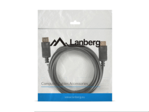 CABLE DISPLAYPORT LANBERG MACHO MACHO 4K 3M NEGRO