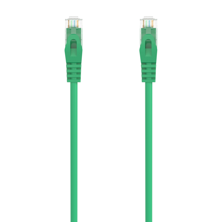 CABLE RED AISENS LATIGUILLO RJ45 LSZH CAT.6A UTP AWG24 1.5M VERDE
