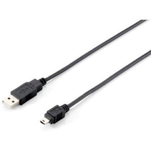 CABLE USB 2.0 TIPO A - B MINI (5PIN) 1,8M