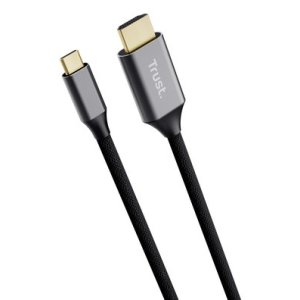 CABLE USB-C A HDMI TRUST CALYX TRENZADO 2m 4K