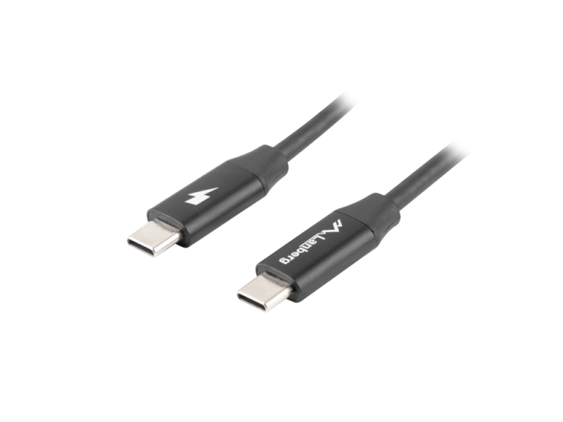 CABLE USB LANBERG 2.0 MACHO/USB C MACHO QUICK CHARGE 4.0 1.8M NEGRO
