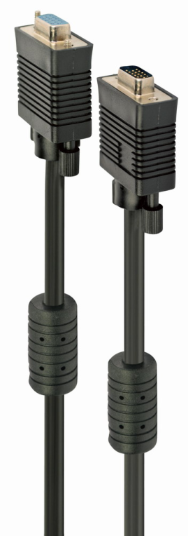 Cable VGA M/H Mcoax 2m BK Ferr