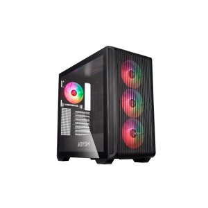 CAJA ATX ABYSM GAMING DANUBE KAMP BX300 BLACK  AB123012