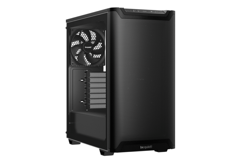 CAJA BEQUIET PURE BASE  AIRFLOW 501 ATX 2XVENT 140 MM S/N NEGRO