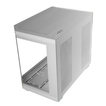 CAJA MICROATX GAMING MARS GAMING MC3TCOREMW TRIPLE CRISTAL TEMPLADO GPU 415mm 2x3.5 3x2.5 BLANCO